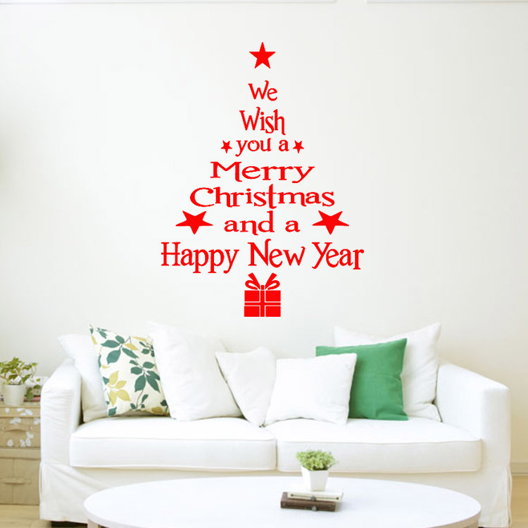 Christmas Decor Wall Window Stickers Merry Christmas Decorations for Home Noel Xmas Gifts Christmas Ornaments New Year 2021