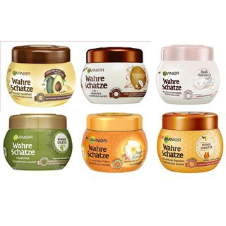 Kem ủ tóc Garnier Wahre schätze 300ml của Đức giúp tóc mềm mượt - Date mới Đủ Bill