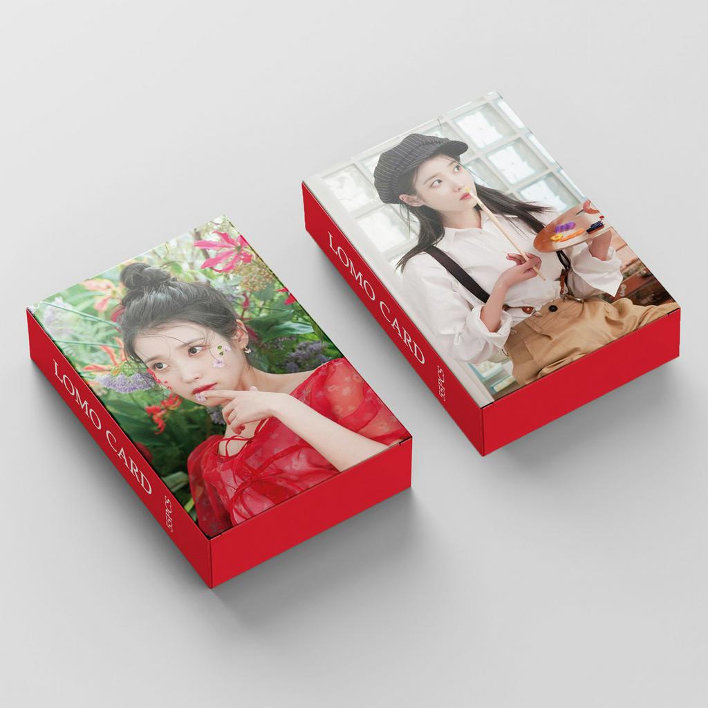 Bộ thẻ mới nhất Lomo Card bo góc IU Album thần tượng kpop