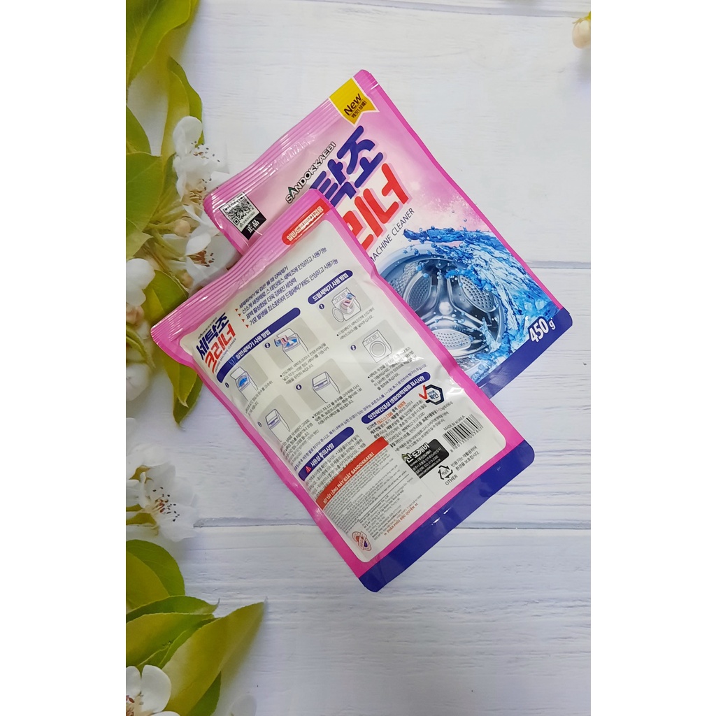 Bột tẩy lồng máy giặt Chính hãng Sandokkaebi Korea 450g