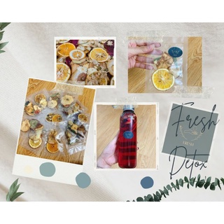 Hộp 30 gói trà hoa quả sấy khô thanh lọc cơ thể, Fresh Detox