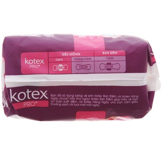 Băng vệ sinh Kotex Pro cánh 8 miếng