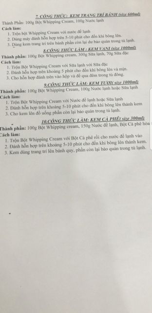 BỘT WHIPPING CREAM | BigBuy360 - bigbuy360.vn