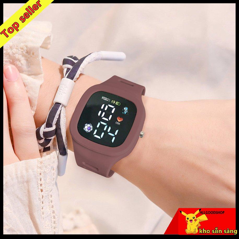 Đồng Hồ Điện Tử Màn Hình LED Chống Nước 6 Màu Thời Trang Cho Nam Và Nữ