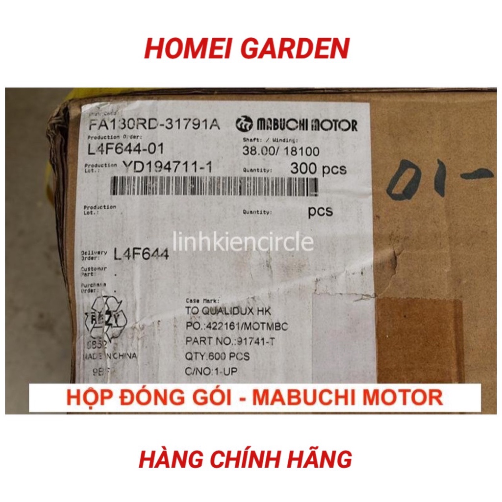 2 cái motor mini 130 - 181000 thương hiệu lớn chất lượng cao 3V - 5V tốc độ 12000 RPM - D0004-2
