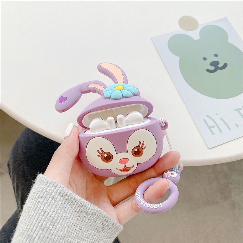 Vỏ Bảo Vệ Hộp Sạc Tai nghe không dây AirPods 1 2 3 4 Pro inPods i12 i12s Pro Bằng Silicon Mềm Họa Tiết Hoạt Hình Dễ Thương