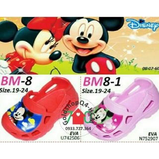 Sục mickey size 19-22 - thái lan
