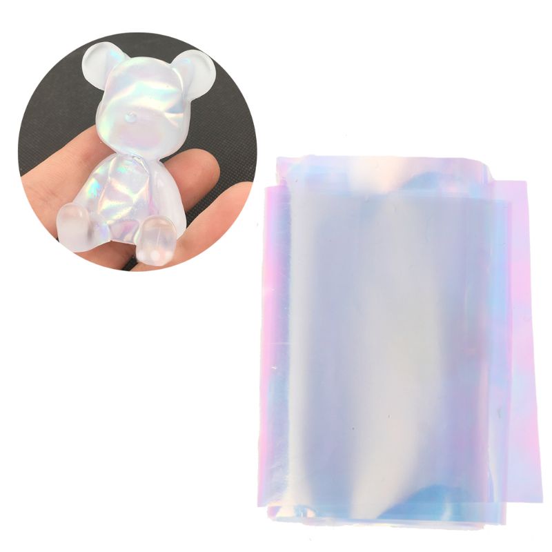 Tờ giấy phản quang AB màu laser làm trang sức DIY