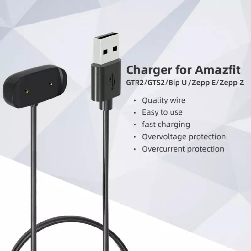 Cáp Sạc USB Cho Đồng Hồ Thông Minh Amazfit GTR 2 2e / GTS 2 2e 2mini / Bip U pro / T-Rex pro
