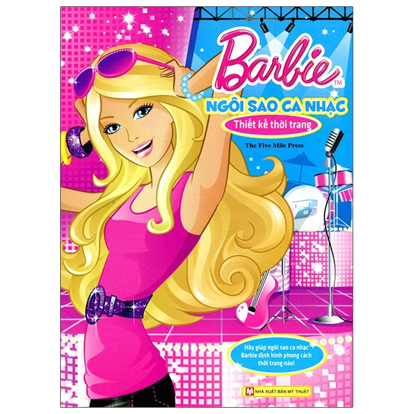 Sách Barbie Thiết Kế Thời Trang - Ngôi Sao Ca Nhạc