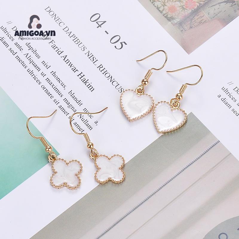 Khuyên Tai Hình Ngôi Sao / Trái Tim Đơn Giản Thời Trang