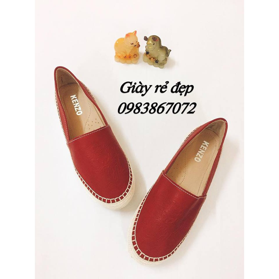 [FLASH SALES] Giày Slipon Nữ Da Mềm In Hình Chìm Phối Màu Tinh Tế Hit Hot Êm Chân | Thời trang đẹp rẻ | BigBuy360 - bigbuy360.vn