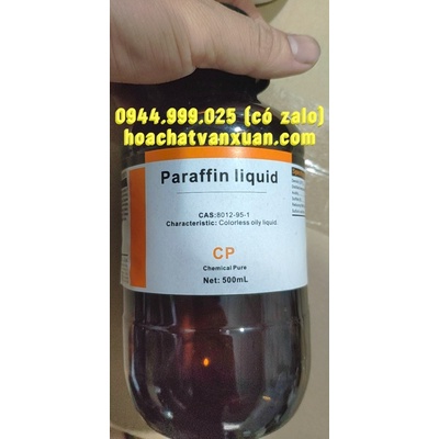 Parafin , dầu gia nhiệt chai 500ml Paraffin liquid CAS 8042-47-5