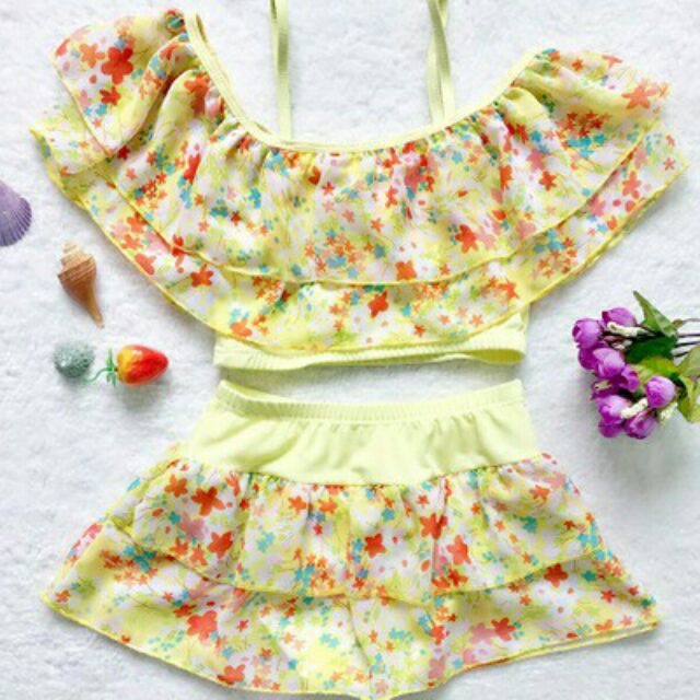 (Có sẵn) Bikini đồ bơi đi biển Áo tắm trẻ em hai mảnh | BigBuy360 - bigbuy360.vn