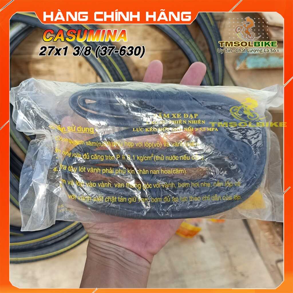 Săm, Ruột xe Đạp Phổ thông 27x1 3/8 cho xe  mini, Asama, martin ...  Chính Hãng Casumina