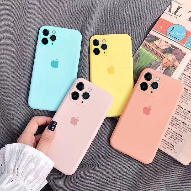 IPhone 11 Pro Max IPhone11 Pro i11 Pro Max Casing Soft Silicone Simple Shockproof Rear Camera Lens Protective Case Fashion Phone Case Multiple colors available