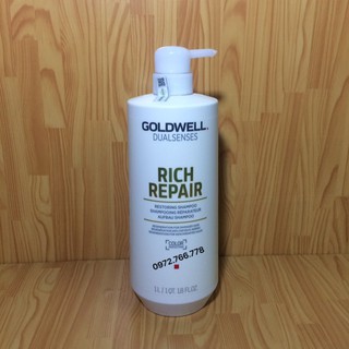 DẦU GỘI PHỤC HỒI TÓC HƯ TỔN GOLDWELL REPAIR 1000ML