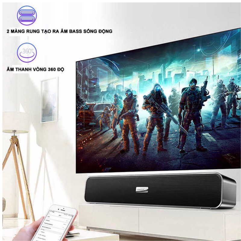 Loa Bluetooth Không Dây A36 Công Suất 10W Siêu Bass Âm Thanh Vòm Lượng Pin Khủng - Bảo Hành 12 Tháng
