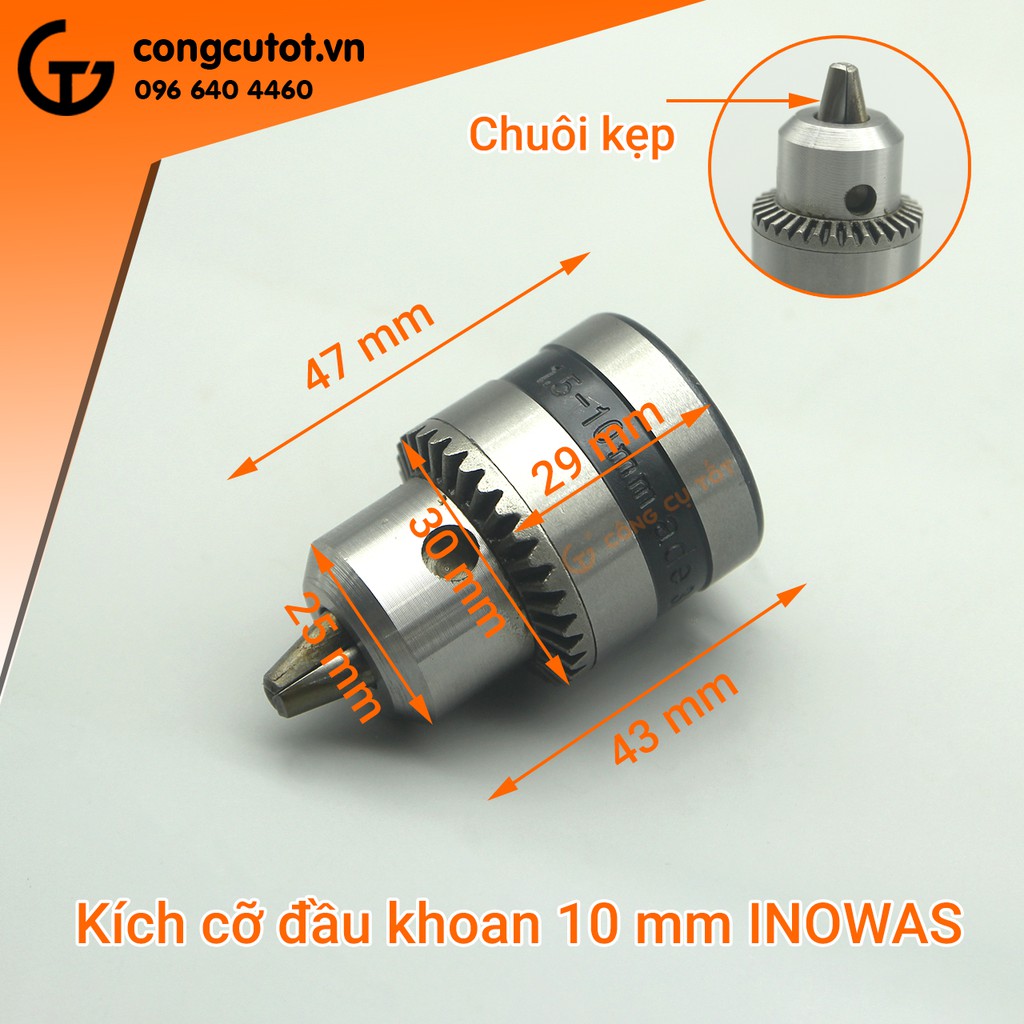 Đầu chuyển máy bắt vít thành máy khoan cao cấp Inowas