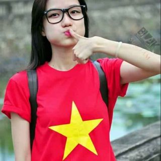 Áo Lá Cờ Việt Nam Ngôi Sao 5 Cánh Vải Đẹp
