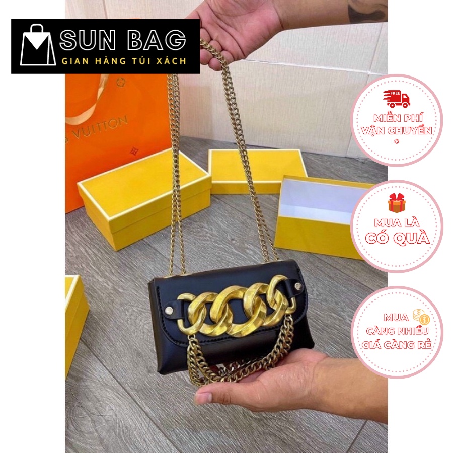 Túi xách nữ mini đeo chéo, túi đi chơi, đi học, da cao cấp, nhỏ xinh, thời trang size 14cm SB031