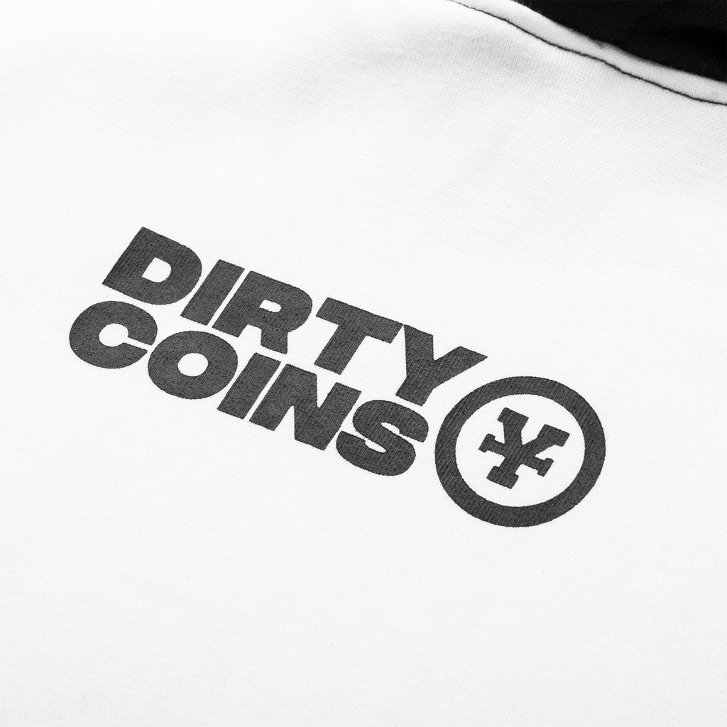 Áo Khoác DirtyCoins x One Piece Luffy Raglan Hoodie - White