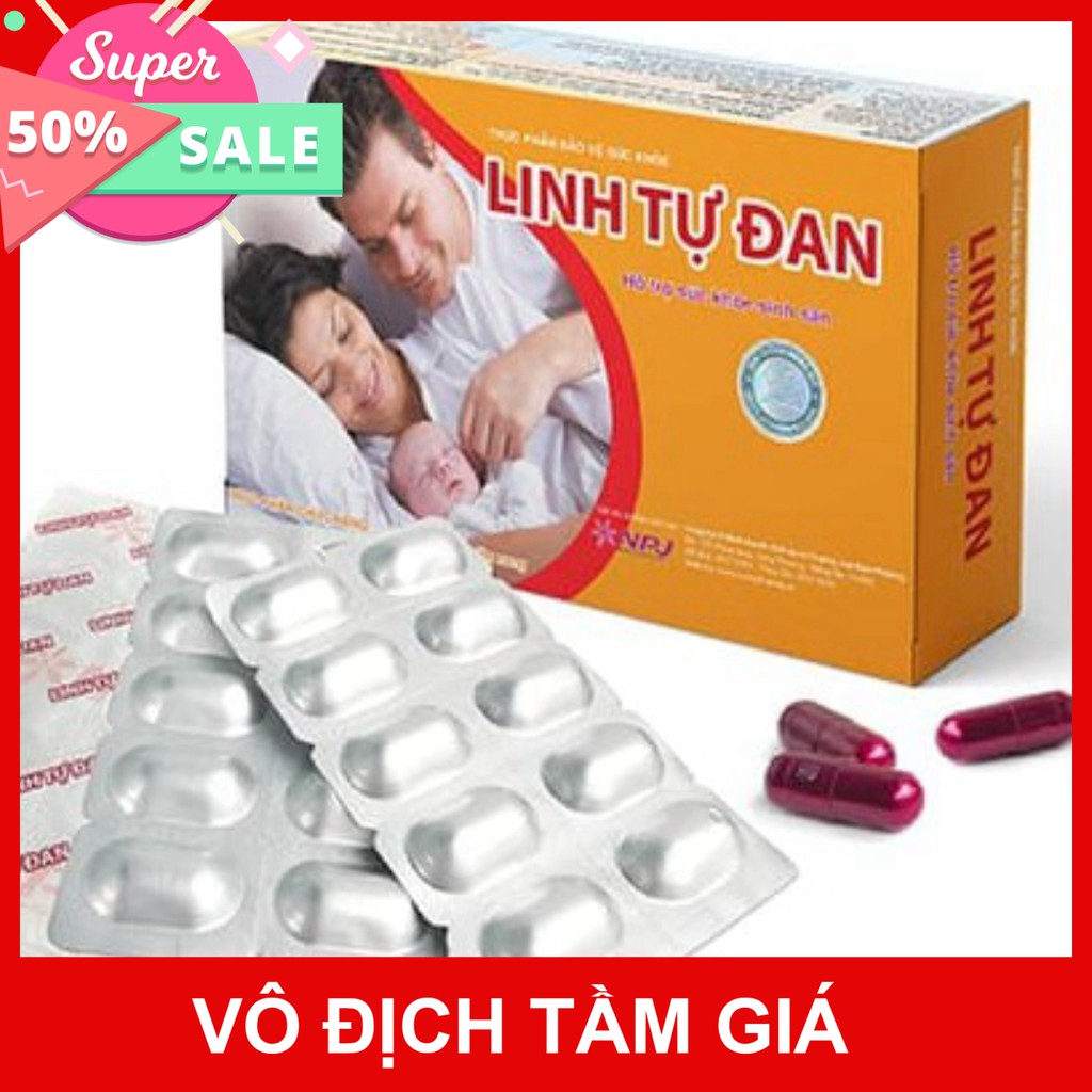 Linh Tự Đan - Hỗ trợ đậu thai dễ dàng, có bé tự nhiên (Hộp 30 viên)