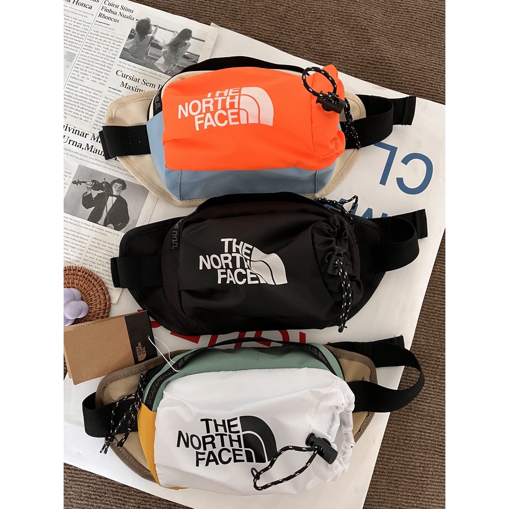 Túi Đeo Chéo Ngực The North Face 2022 Chống Thấm Nước Phối Màu Tương Phản Thời Trang Xuân Hè