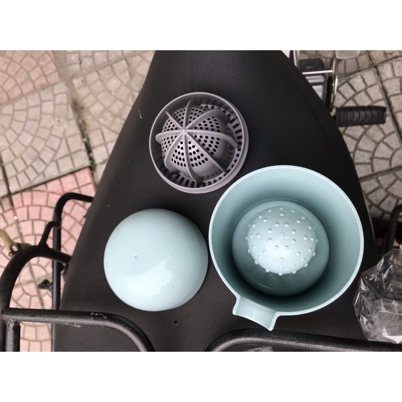 Dụng cụ vắt cam đồ vắt ép nước cam hoa quả trái cây bằng tay nhựa lúa mạch cầm tay