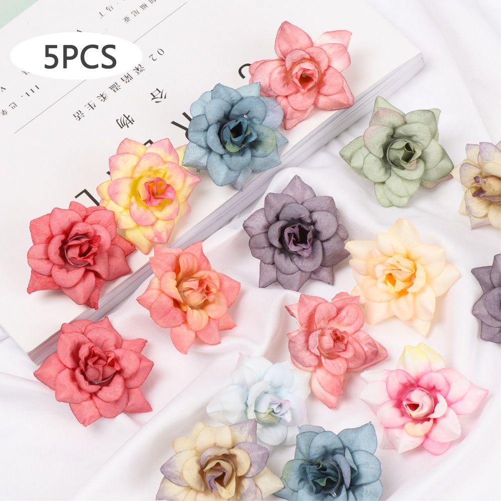 KUNHEV Set 5 Bông Hoa Mẫu Đơn Giả DIY Trang Trí Tiệc Sinh Nhật / Đám Cưới