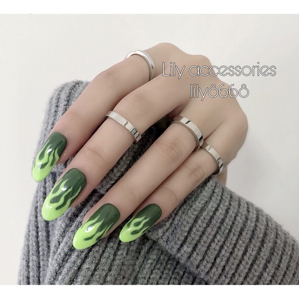 Smooth Ring titan trơn phong cách Hip Hop cho nam nữ nhẫn không gỉ không đen Unisex