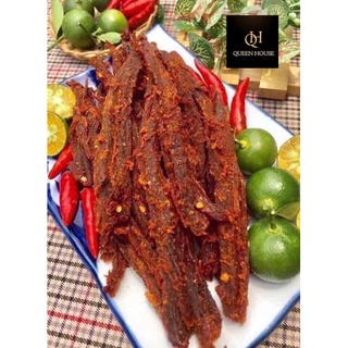 Ăn vặt khô bò que siêu ngon lon pet 300g
