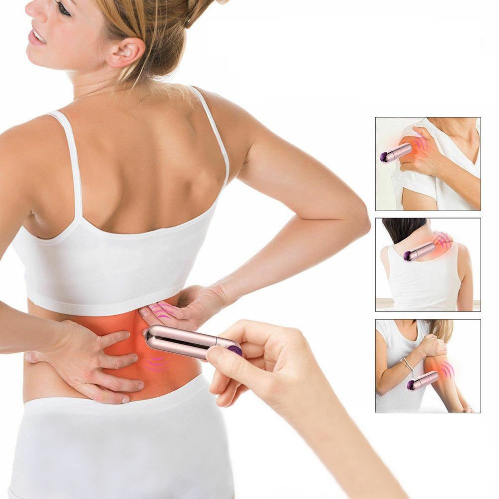 Máy mát xa trị liệu 8 miếng dán đầu ra kép đa chức năng (Tặng Kèm 1 Máy Massage Châm Cứu Pin Sạc Không Dây) MASA1006