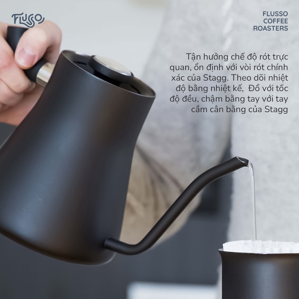 Ấm Rót Cà Phê Fellow Stagg EKG Pour Over