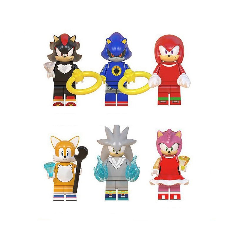 Bộ 8 nhân vật minifigures Sonic WM6086-1