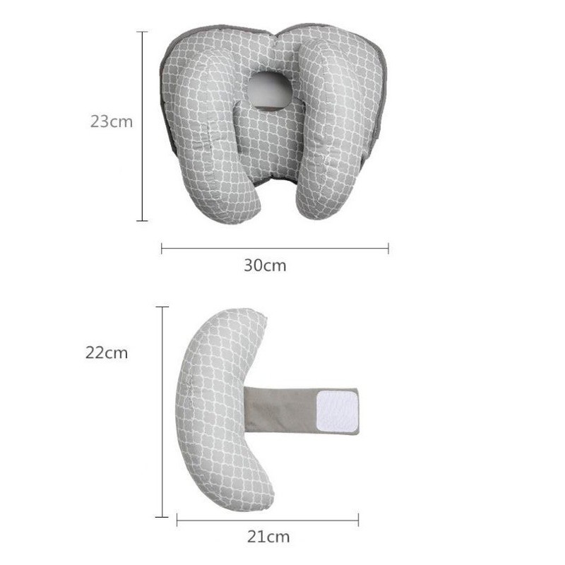 Gối giữ đầu cố định cho bé, trẻ sơ sinh trên xe nôi