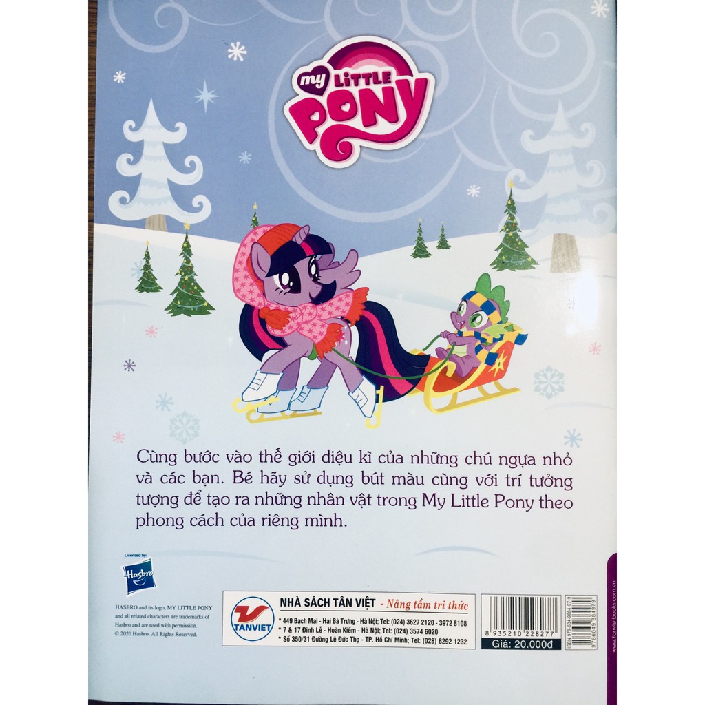 Sách - My Little Pony - Jumbo Tô Màu Và Các Trò Chơi 1