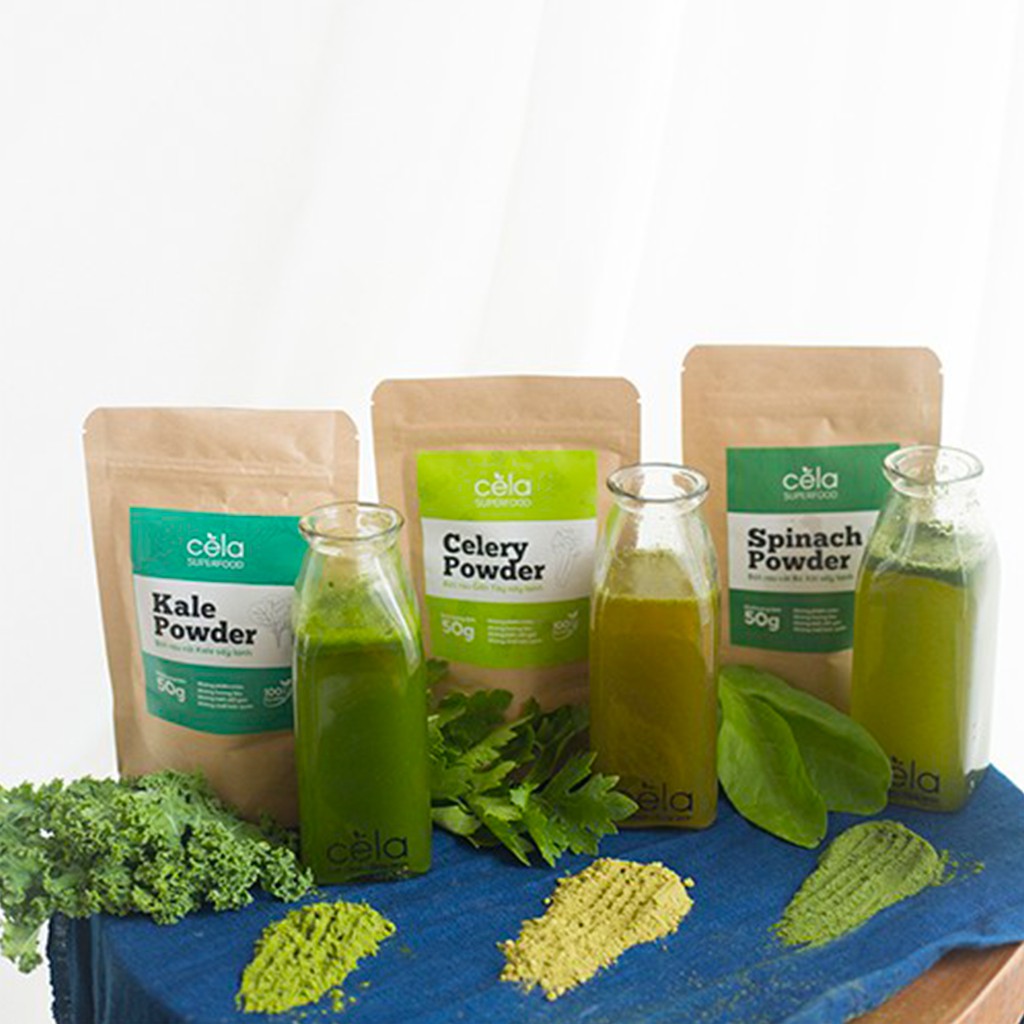 (NHẬP CELAGG621 ĐƠN TỪ 500K GIẢM 30K)Bột cải bó xôi [NGUYÊN CHẤT] sấy lạnh Cela, detox cơ thể, đẹp da, tốt cho tim mạch | BigBuy360 - bigbuy360.vn