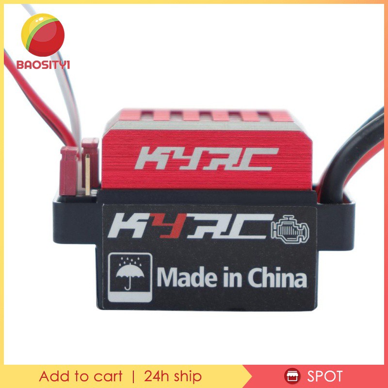 Bộ Điều Khiển Tốc Độ Động Cơ Chổi Than Esc 60a 1 / 10 Cho Xe Tải / Tàu Thuyền Điều Khiển Từ Xa