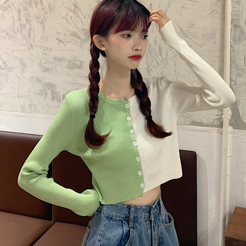 Áo Len Dài Tay Phong Cách Hàn Quốc Trẻ Trung Dành Cho Nữ