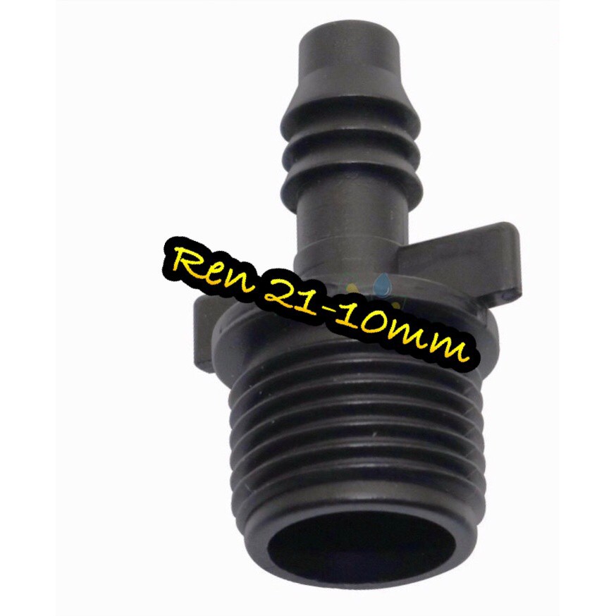 Chuyển ren 21 sang ống tưới 10mm