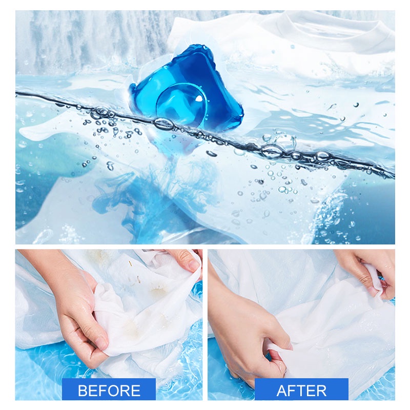 Viên gel giặt quần áo khử trùng thơm lâu