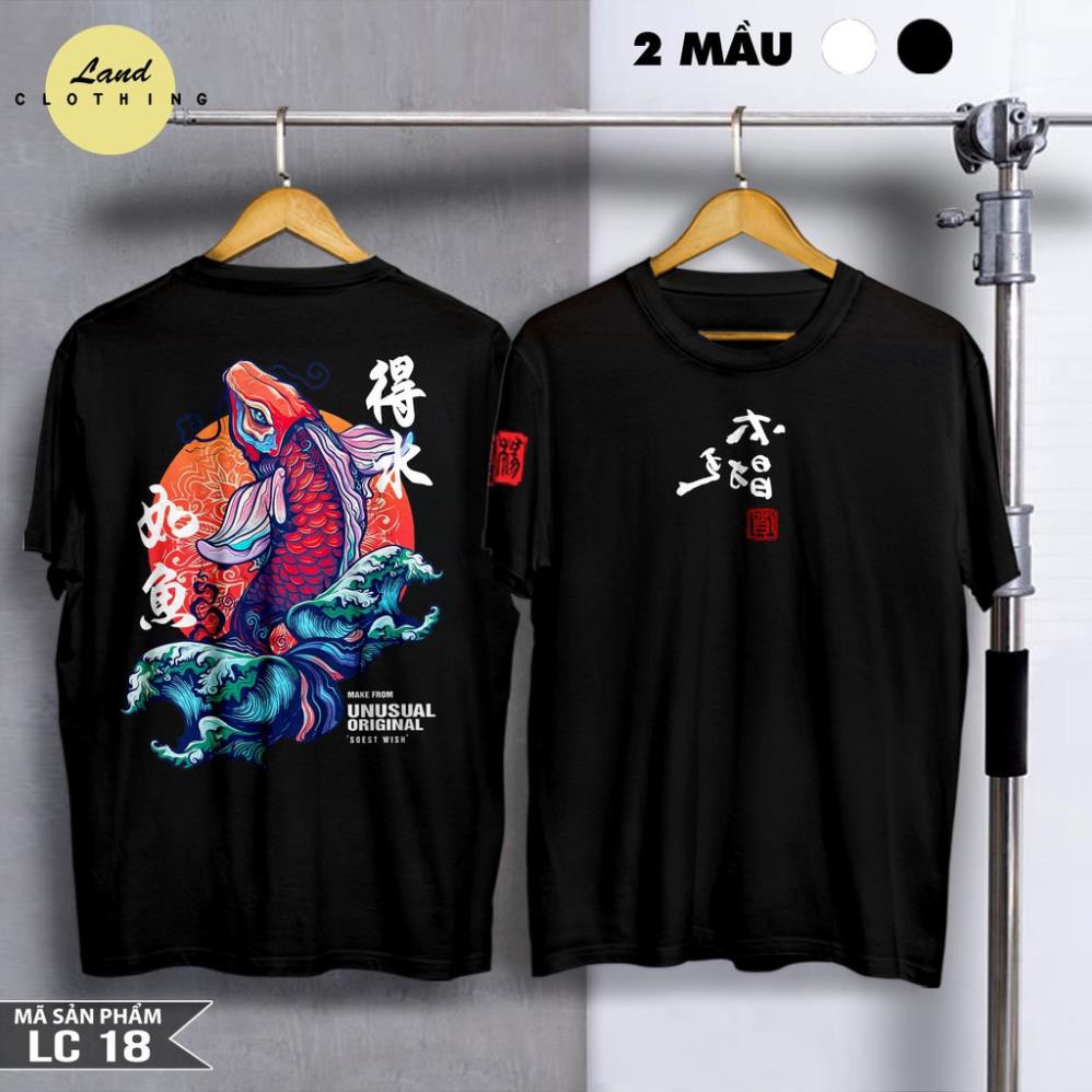 Áo thun HÌNH CÁ KOI phong cách, cực ngầu. có bigsize vải thun đẹp