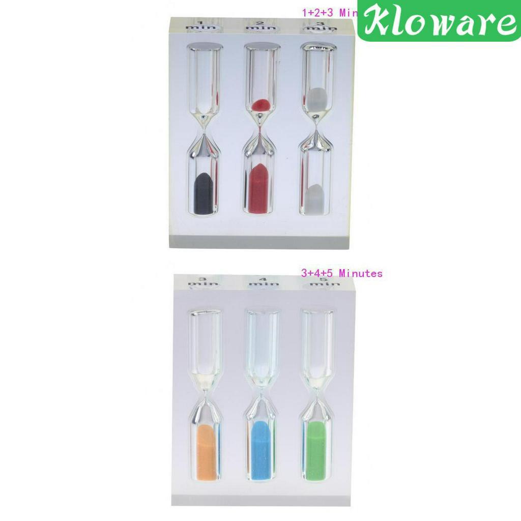 Đồng Hồ Cát Acrylic 1 + 2 + 3 Phút