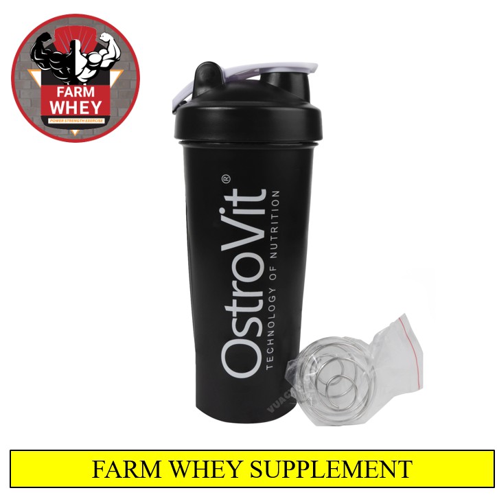 (FARMWHEY) Bình Lắc OstroVit Có Quai Xách (800ml) MÀU NGẪU NHIÊN