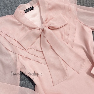 [Diamond Boutique] Áo Sơ Mi Nữ bèo nơ nhật
