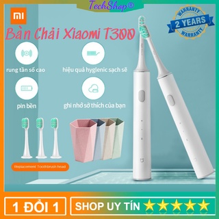 Bàn chải điện Xiaomi Mijia T300 & T100 - Kháng Nước ipx7 - Bàn Chải Đánh Răng Xiaomi Mijia - Hàng Chính Hãng [BH 1 Năm]