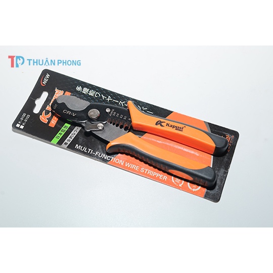 Kéo Đa Năng 3 trong 1 Cắt ,Tuốt Dây Điện k-9130 Kapusi Nhật Bản Cao Cấp Chính Hãng Bảo Hành 12 Tháng