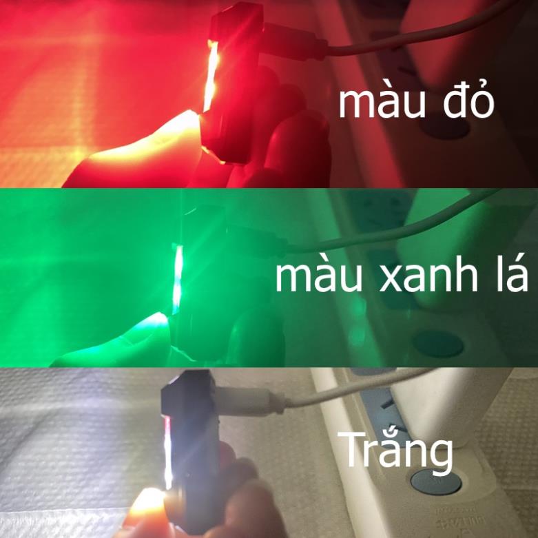 Đèn LED Nhấp Nháy Nhiều Chế Độ Màu Gắn Đôi Xe Máy Cảnh Báo