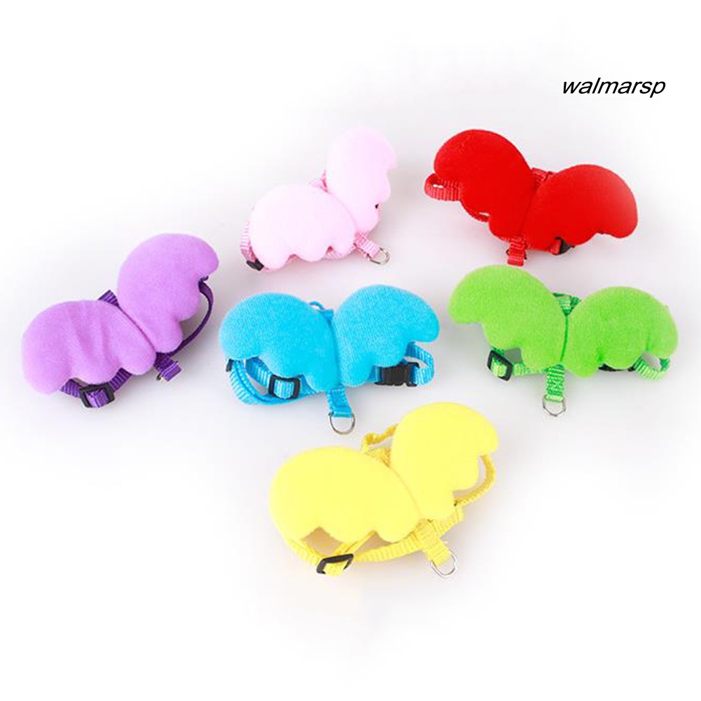 Bộ Dây Dắt Thú Cưng Đi Dạo Đôi Cánh Thiên Thần Dễ Thương Có Thể Điều Chỉnh